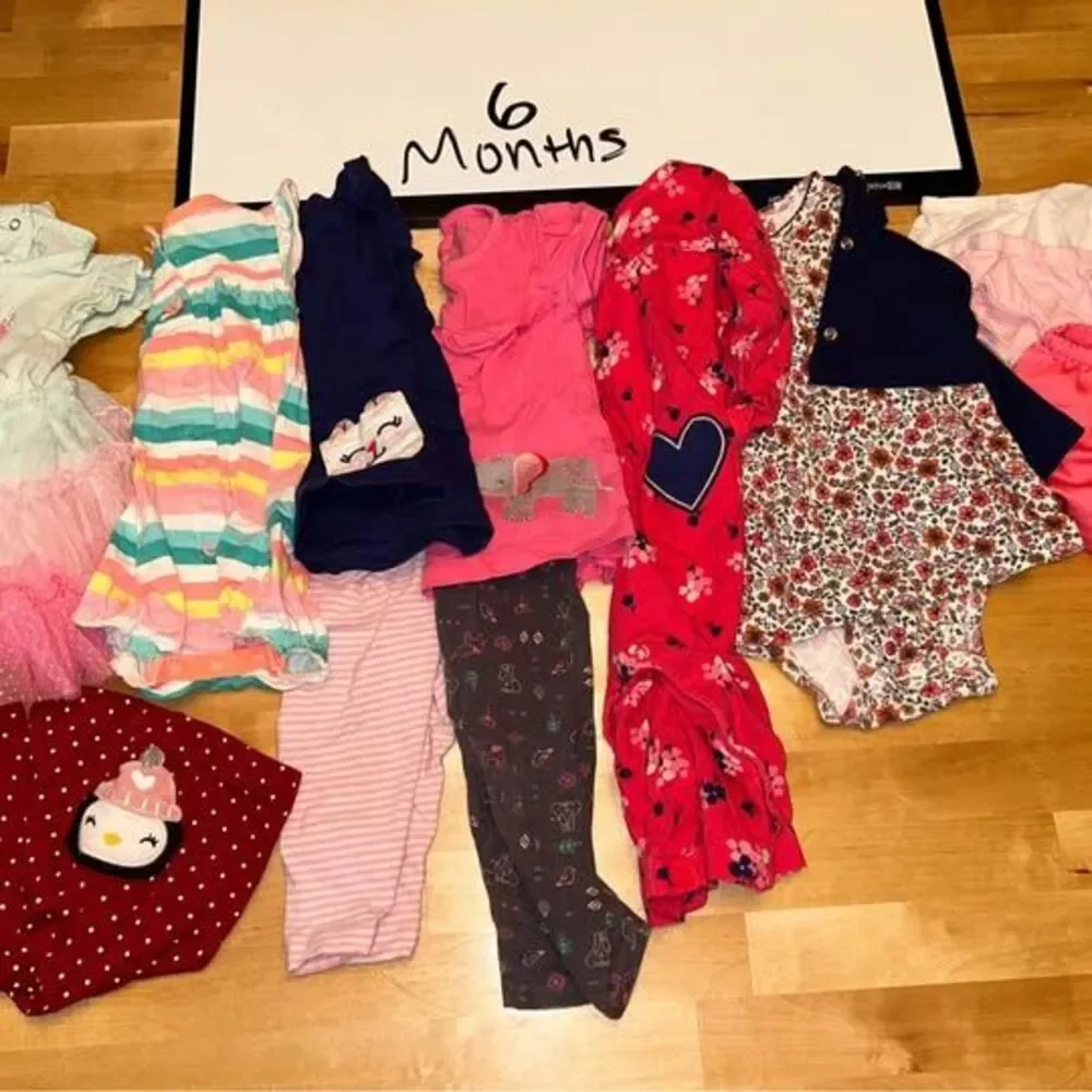 Baby Girl Clothing Bundle Size 6 Months
